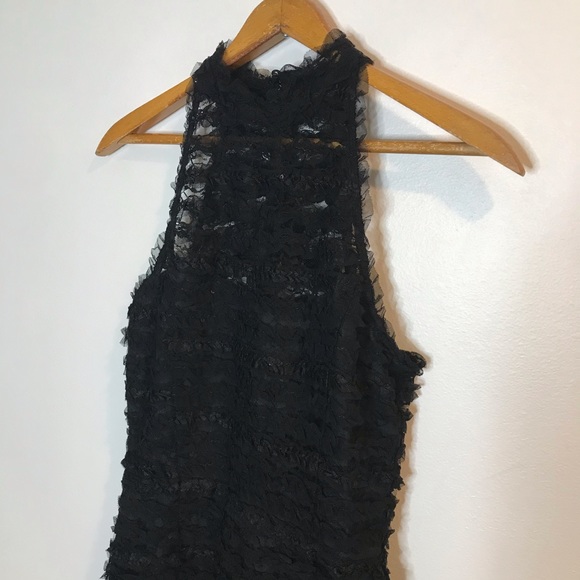 NEW BB Dakota Surrey Black Sequin Ruffle Dress XS - Picture 4 of 9